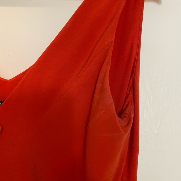 Lauren Ralph Lauren Stretch Orange Dress 🍊 - Picture 5 of 7